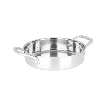 Sauteuse inox - 24 cm - Gamelle scoute pour feu de bois