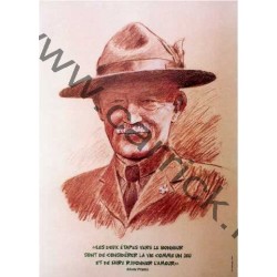 Poster portrait Baden-Powell