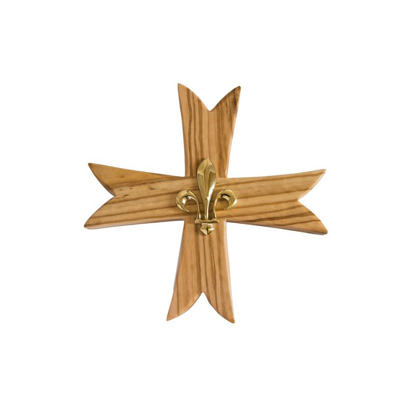 Croix GSE en bois d'olivier