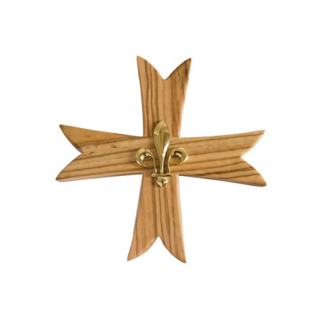 Croix GSE en bois d'olivier - CARRICK France