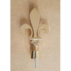 Fleur de lys - métal doré pour baussant - CARRICK France