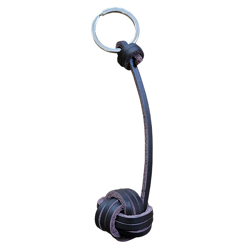 Porte clé pomme de touline foncé