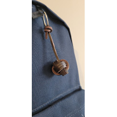 Porte clé pomme de touline foncé