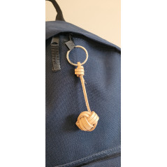 Porte clé pomme de touline naturel - Objets cadeaux scouts