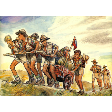 Poster Arrivée au camp