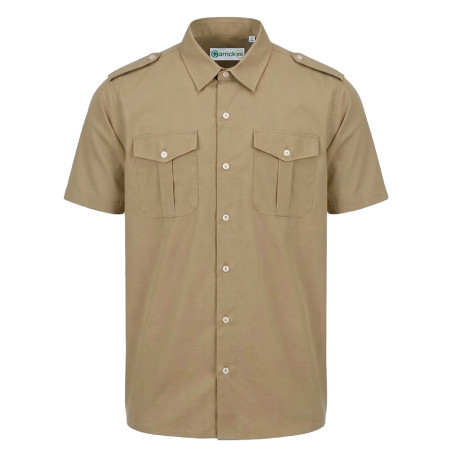Chemisette coton beige - CARRICK France