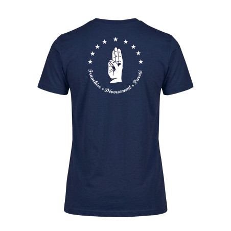 T.Shirt  "Devise" marine - CARRICK France