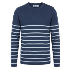Pull fin rayé JEAN-CIEL - CARRICK France