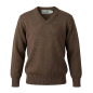 Pull col V - Marron