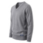 Pull col V - Gris foncé