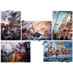 Lot 5 posters Grandes batailles - CARRICK France