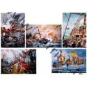 Lot 5 posters Grandes batailles - CARRICK France