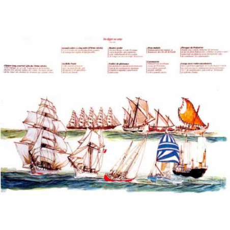 Poster Du clipper au cargo - CARRICK France