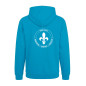 Sweat capuche TURQUOISE scout Sweat capuche TURQUOISE scout