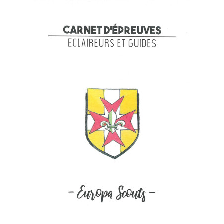 Carnet d'épreuves Eclaireurs - Guides - CARRICK France