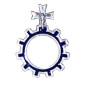 Dizainier émaillé bleu  GSE