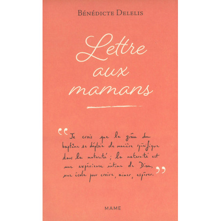 Lettre aux mamans - Librairie scoute et religieuse