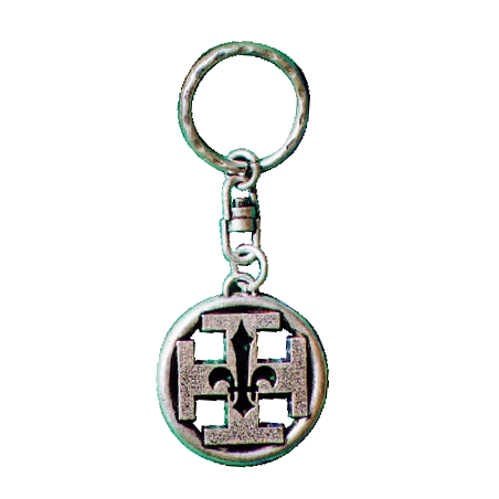 Porte Clé - Croix potencée - CARRICK France