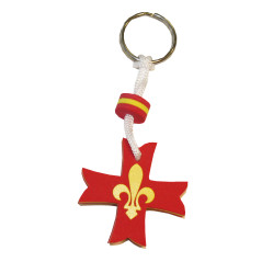 Porte clé Mousse Croix scoute - CARRICK France