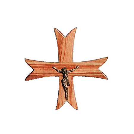 Croix GSE en bois d'olivier - CARRICK France