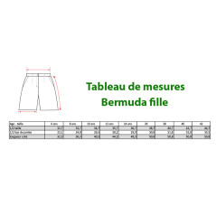 Bermuda de toile Fille - CARRICK France
