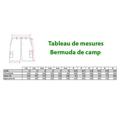 Bermuda de camp marine - CARRICK France