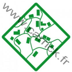 Badge TOPOGRAPHE -ECLAI EUROPA- - CARRICK France