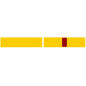 Barrette de fonction - louvetisme - jaune