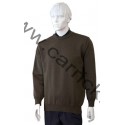 Pull fin MARRON - CARRICK France