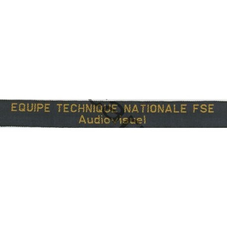 Bande fonction ETN - Audiovisuel x 2