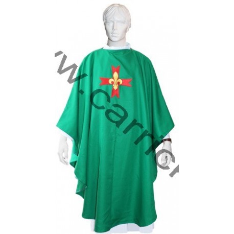 Lot Chasuble + Etole verte - GSE Lot Chasuble + Etole verte - GSE