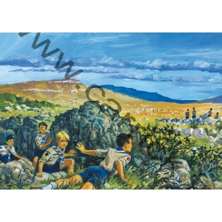 Carte postale - Embuscade