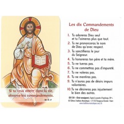 Prière en poche –  10 commandements
