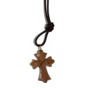 Pendentif croix d'olivier