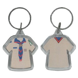 Porte-clés en tissu avec symboles Scouts et Guides de France