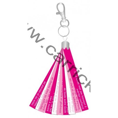 Porte clé rubans - Loi Guide Porte clé rubans - Loi Guide