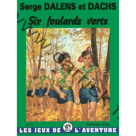 Six foulards verts Six foulards verts