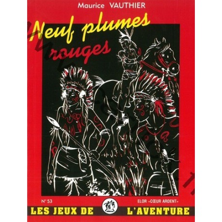 Neuf plumes rouges