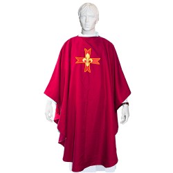 Lot Chasuble + Etole  rouge...