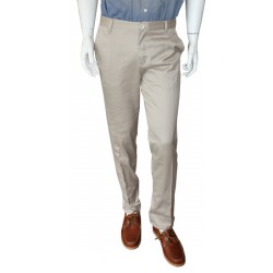 Pantalon toile droit beige - Philippe