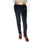 Pantalon velours droit marine