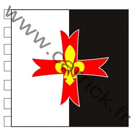 Etendard Baussant AGSE - coton - 0,90x0,90