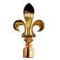 Fleur de lys - métal doré pour baussant