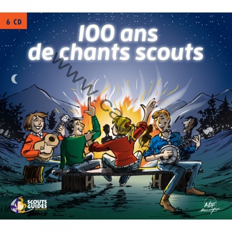 Coffret CD 100 ans de chants scouts Coffret CD 100 ans de chants scouts