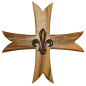 Croix GSE en bois d'olivier
