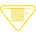Badge lvtx Tricoteuse/Tisserand - ENF