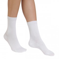 Chaussettes coton BLANC