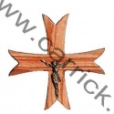 Croix GSE en bois d'olivier - CARRICK France