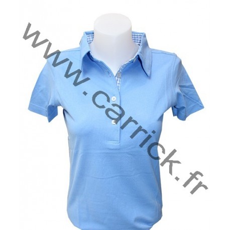 Polo VICHY femme - CIEL Polo VICHY femme - CIEL