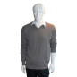 Pull fin col V GRIS